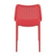 thumbnail image 5 of Pack 4 Sillas Bardo Rojas| Resistente para Interior y Exterior, 5 of 6