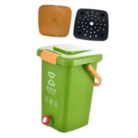 Magideal - Contenedor De Abono Para Cocina, Contenedor De Basura, Multiusos, Espesado, Fácil De Limpiar, Elegante Contenedor De Abono, Contenedor De Basura Para M