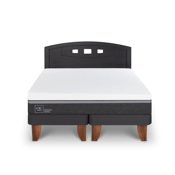 Cama Europea Europea Ortopedic Advance 2P Bd Respaldo Gales 2 Plaza Base Dividida