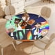 thumbnail image 4 of Dodo theme Fitted Round Tablecloths Elastic Edged Table Covers Waterproof Table Cloth For Kitchen Holiday Party Tables Decor 150cm, 4 of 6