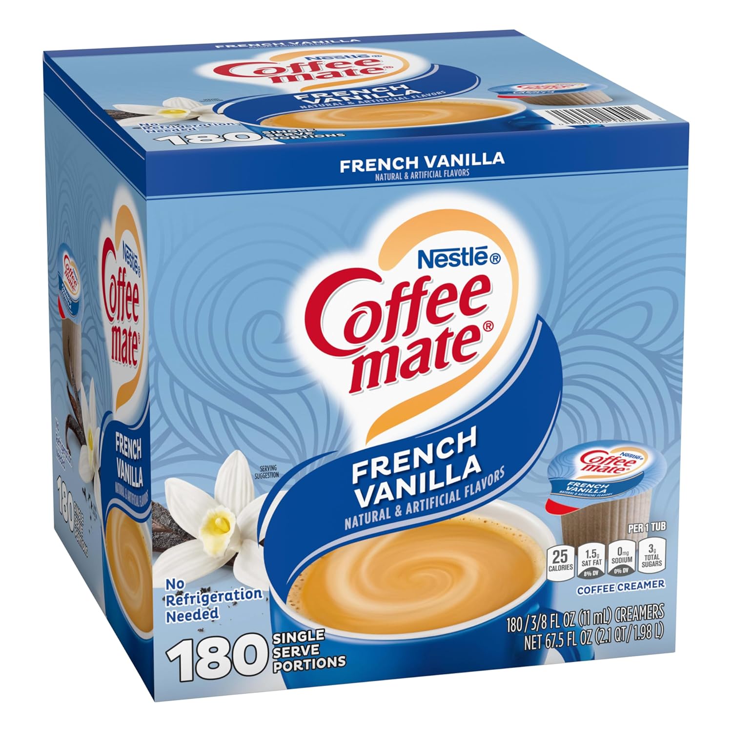 Nestle Coffee Mate - Crema Para Cafe Coffee-Mate French Vanilla Nestle 180 Pods