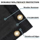 thumbnail image 2 of Pantalla de privacidad para cerca Shade&Beyond 1,8 m x 15 m, 170 g/m², negra, 2 of 5