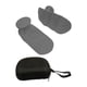 thumbnail image 4 of Empuñaduras De Gimnasio Resistentes, Fortalecedoras De Agarre Para Encogimientos De Hombros, Levantamiento De Mancuernas Y Peso Muerto, Color Gris, 4 of 4
