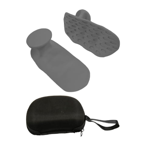 Magideal - Ejercitador De Dedos Ergonómico Antideslizante Para Gimnasio, Fortalecedor De Agarre De Mano Sin Dedos, Protección De Palma Para Gimnasia Y Entrenamie Gris