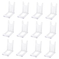 Bothyi - Soportes Para Libros, Caballete Acrílico Transparente Para Libros De Cocina, Platos De Obras De Arte, 12 Uds.