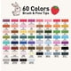 thumbnail image 5 of Rotuladores de alcohol WELLOKB 60 colores de punta doble, 5 of 6