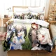 thumbnail image 1 of DanMachi Hestia Bedding Set Duvet Cover Bed Set Quilt Cover Pillowcase Comforter Size Boys Adult Bed Sheets, 1 of 5