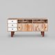 thumbnail image 3 of Rack Alto Vintage Roble - Blanco, 3 of 7