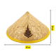 thumbnail image 3 of Sombrero Gorro Tradicional, Bambú Chino Marrón Claro Talla Única, 3 of 5
