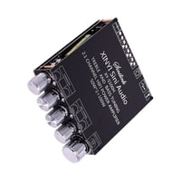 Magideal - Licencia Amplificadora De Subwoofer De 2.1 Canales Con Control De Graves Y , 12-24 V Cc, Entradas Y Aux, Licencia Amp Para Altavoces