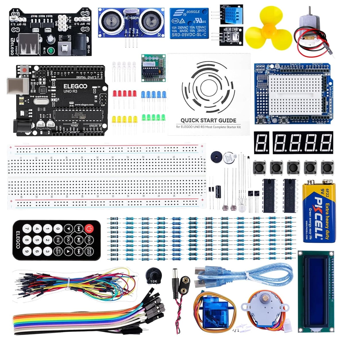 Kit Electrónica Elegoo Uno Super Starter Lcd1602 Arduino
