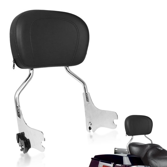 Barra de respaldo AUFER desmontable cromo con almohadilla 97‑08 Touring