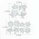 thumbnail image 2 of Troqueles MESYGK Hojas de Arce 12 uds Plata, 2 of 5