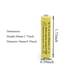 thumbnail image 2 of Pilas Recargables AAA NiCd 1.2V 600mAh Paquete de 8 QBLPOWER, 2 of 6