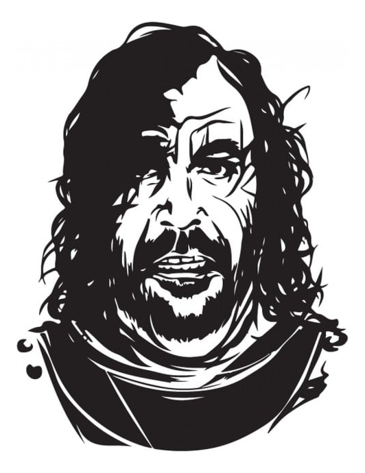 Rienda Libre Graphics - Decomural The Hound Game Of Thrones Ws-34203