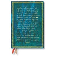 Paperblanks - Agenda 2022 Verne, Twenty Thousand Leagues Midi Tapa Blanda Semana A La Vista Horizontal