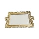 thumbnail image 1 of Espejo Decorativo, Bandeja, Decoración De Mesa, Espejo Cosmético, Espejo De Maquillaje Dorado, 1 of 5