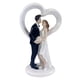 thumbnail image 2 of Adorno para tarta, figura de novios, figura de pareja de novios, decoración para fiestas de compromiso y bodas, decoración para tartas de San Valentín F, 2 of 5