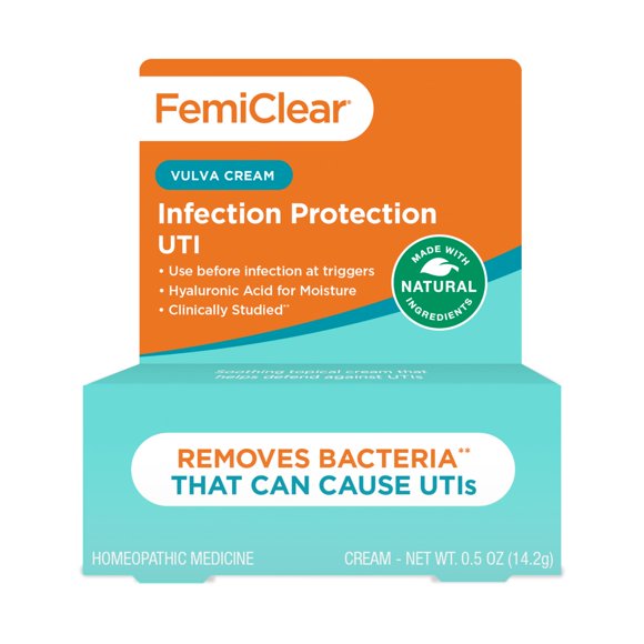 Crema Vulva FemiClear, protección contra infecciones urinarias