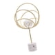 thumbnail image 1 of Escultura De Adorno De Bola De Cristal De Hierro Con Base Para Decoración Del Hogar Cinco Anillos, 1 of 6
