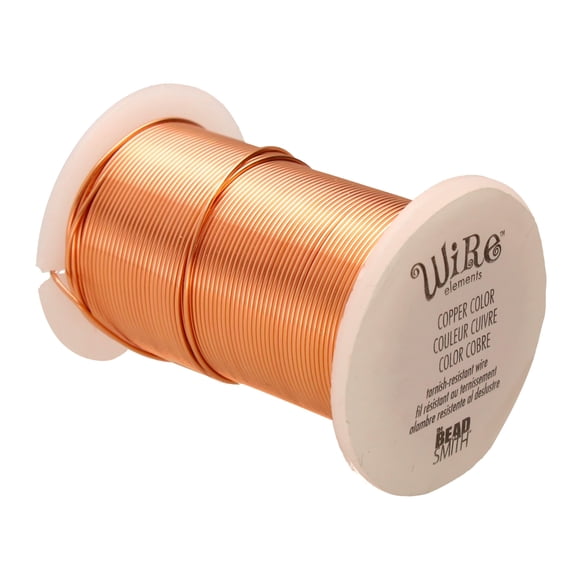 Alambre para manualidades The Beadsmith Elements calibre 26 cobre