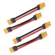 thumbnail image 3 of 4 unids xt60 / xt-60 macho a hembra cable de extensión cable de silicona cable 14awg, 3 of 6