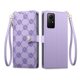 thumbnail image 1 of Funda Billetera con Cierre para [Xiaomi Redmi Note12S] con Tarjetero, Soporte y Correa de ManoMorado, 1 of 5