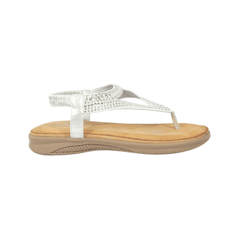 Sandalias Bonny Franco Plata Mujer 384-0073 - Talla 37