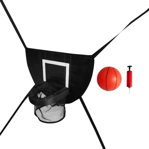 Ioensy - Aro De Baloncesto De Trampolín Accesorio De Trampolín Fácil De Instalar Para Todas Las Edades Con Una Pelota