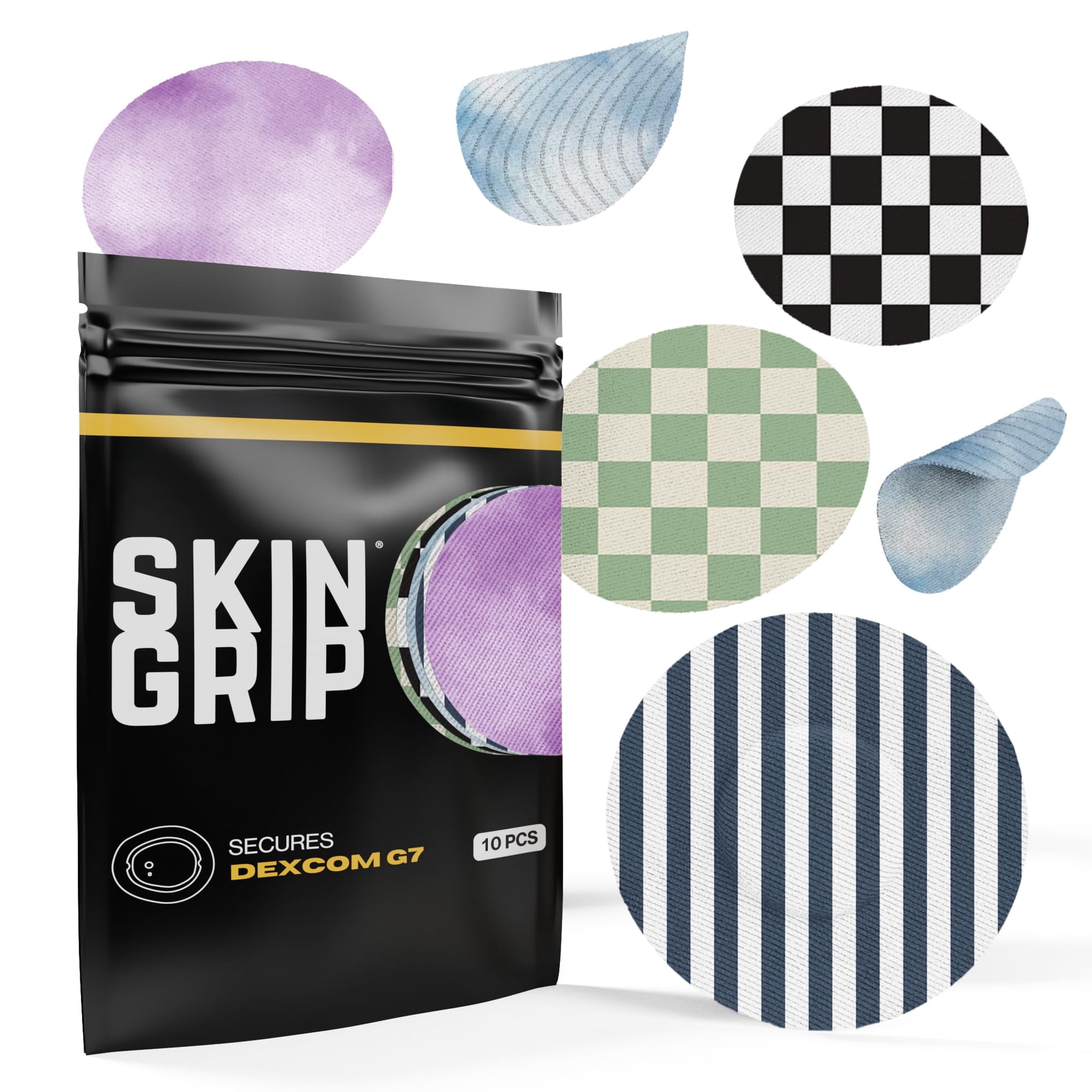 Parches Adhesivos Skin Grip Compatibles Con Dexcom G7 Y Stelo Cgm