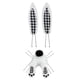 thumbnail image 2 of Kit De Corona De Decoración De Pascua Lindo Conejito Con Orejas Guirnalda De Bricolaje A Cuadros En Blanco Y Negro, 2 of 5