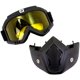 thumbnail image 4 of Gafas de moto Birdz Eyewear Skylark con máscara facial extraíble, 4 of 6