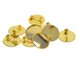 thumbnail image 4 of 10 piezas de broche de 25 mm haciendo bandejas de ajuste de bisel de cabujón en blanco para la insignia dorada, 4 of 5