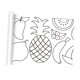 thumbnail image 3 of Pósteres Para Colorear, Regalo De Cumplea?os, Rollo De Papel Artístico DIY, Adhesivo Para El Hogar, Dibujo De Frutas Y Verduras, 3 of 5