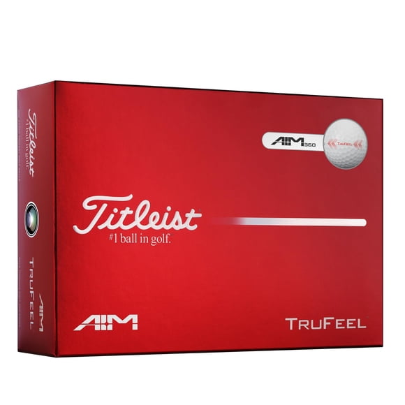 Pelotas de golf Titleist TruFeel AIM tacto suave y precisión