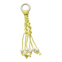 Magideal - Tejido De Cuerda De Algodón Decorativo, Colgador De Plátano Colgante Práctico Organizador Portátil Que Ahorra Espacio Para La , Amarillo