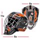 thumbnail image 2 of Mascarilla facial para portero de hockey Franklin Sports NHL Philadelphia Flyers, 2 of 9