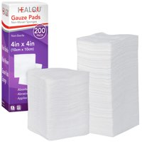 Esponjas Quirúrgicas No Tejidas Healqu, 4 Capas, 4 Capas, 200 Unidades, De Gauze Pads