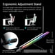 thumbnail image 3 of Almohadilla de refrigeración para portátil ICE COOREL Gaming de 15 a 17,3 pulgadas con 6 ventiladores RGB, 3 of 8