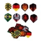 thumbnail image 3 of surtido bandera de dardos vuelos estándar reparto de vuelo reemplazo de 24 ensamblaje, 3 of 5
