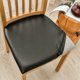thumbnail image 5 of Xiao Hua Funda de Silla de Comedor de Cuero Beige -2 Piezas, Funda de Silla Impermeable de Talla Única, Base Elástica Antideslizante, Adecuada para Uso Diario en Comedor y Restaurante, Tamaño Grande, 5 of 5