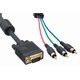 thumbnail image 1 of Cable Cableleader Hd15 A Rca X 3 Dorado 3 M Negro, 1 of 4