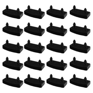 Magideal - 20 Piezas De Fijaciones De Extremos Laterales, Cubierta De Soporte De Listón Lateral, Reemplazo Portátil, Tapas De Extremo De Sujeción Para Cama, Sopo