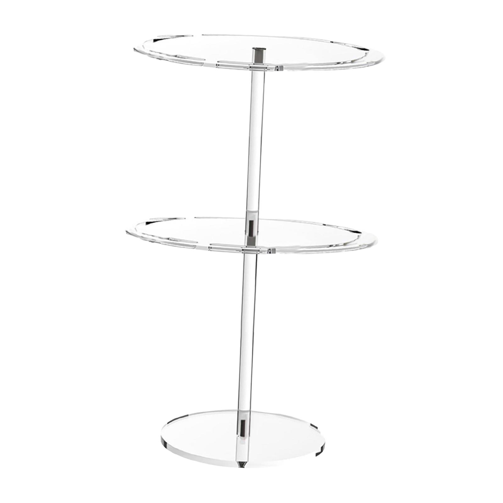 Magideal - Soporte De Exhibición Para Gafas, Almacenamiento De Gafas, Regalo Transparente De 2 Capas, Fácil De Instalar, Estante De Exhibición Para Gafas De Sol,