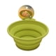 thumbnail image 1 of Plato Plegable Silicona Simple Verde Talla L Perro, 1 of 3