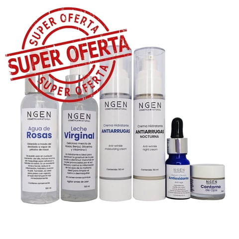 Ngen - Set Facial Skincare Proenvejecimiento Completo Air