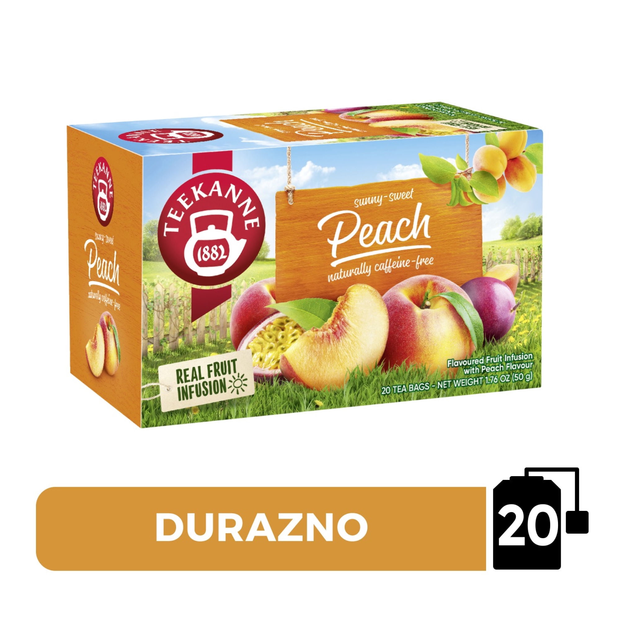 Infusión Frutal Durazno Caja 20 Un Teekanne