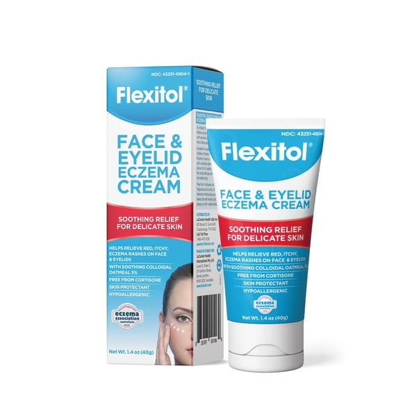 Crema para eccema en rostro y párpados Flexitol USA 40 g / 40 ml