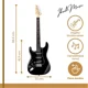thumbnail image 2 of Guitarra Electrica Strato Zurdos Ibrah Amplificador + Acc Negro, 2 of 3