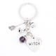 thumbnail image 3 of 1pc Halloween Witch Broomstick Keychain - Metal Key Ring for Purse, Bag, Backpack, Car - Perfect Cosplay Party Favor and Gift, 3 of 4